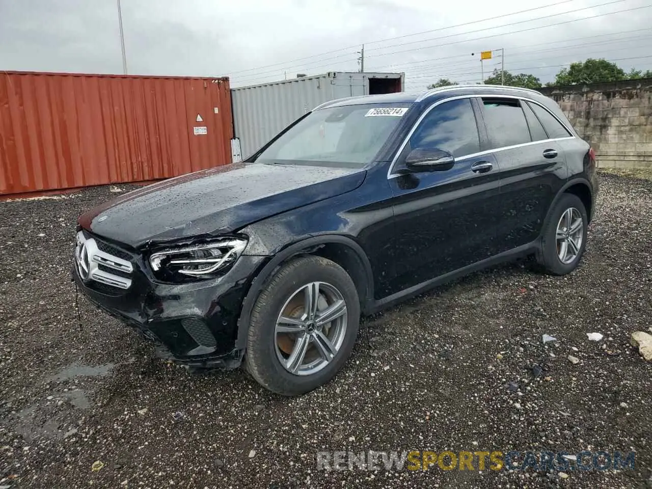 1 Photograph of a damaged car W1N0G8DB4NG080996 MERCEDES-BENZ GLC-CLASS 2022