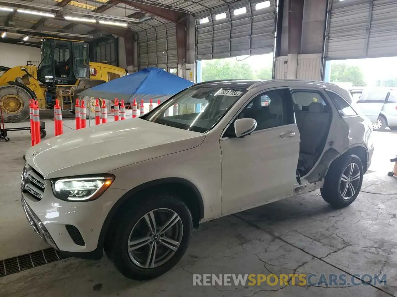 1 Photograph of a damaged car W1N0G8DB4NV336470 MERCEDES-BENZ GLC-CLASS 2022