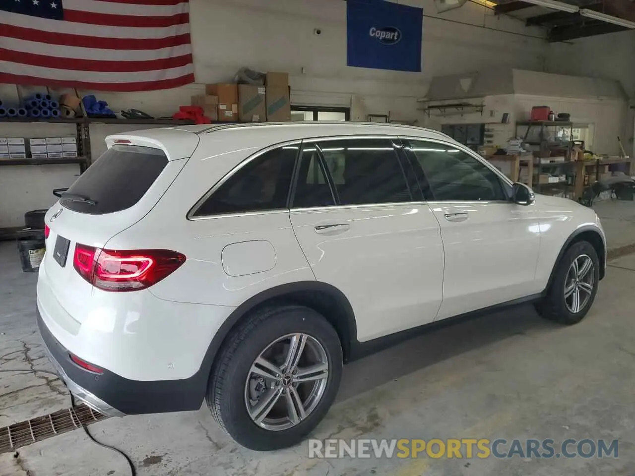 3 Photograph of a damaged car W1N0G8DB4NV336470 MERCEDES-BENZ GLC-CLASS 2022