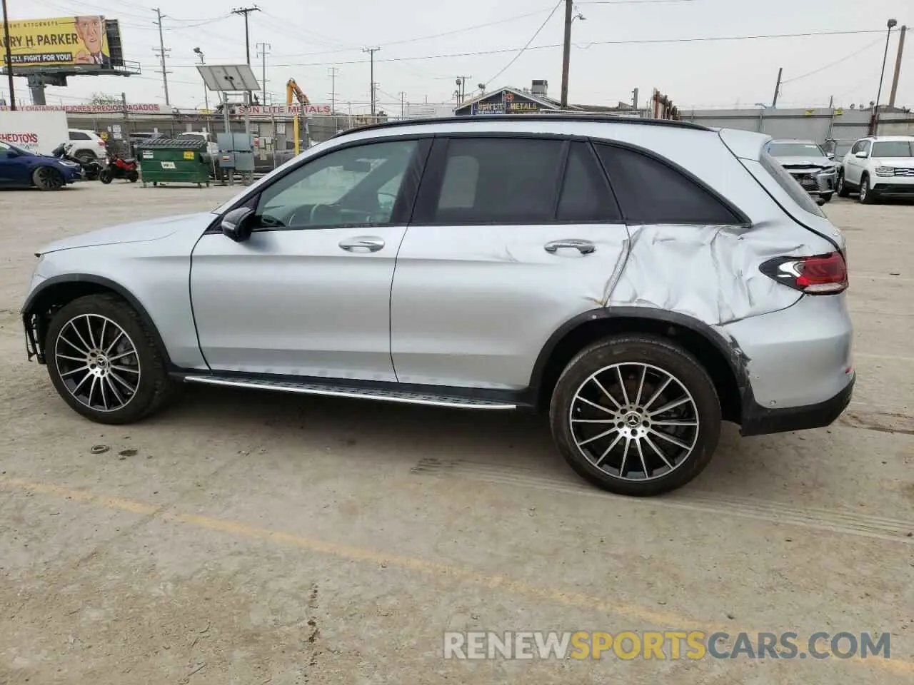2 Photograph of a damaged car W1N0G8DB5NG042810 MERCEDES-BENZ GLC-CLASS 2022