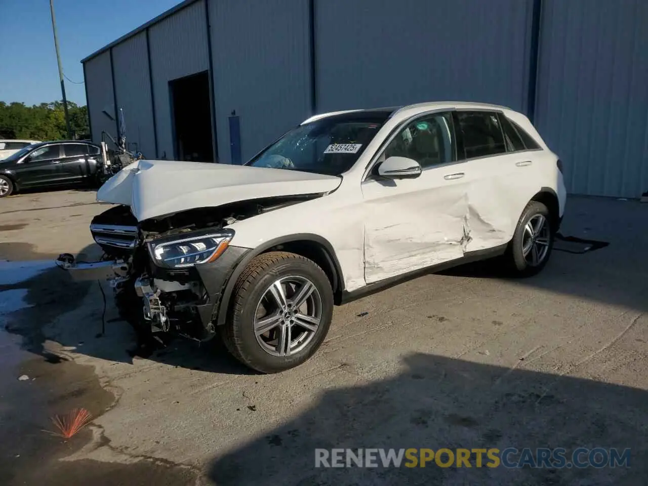 1 Photograph of a damaged car W1N0G8DB6NV387338 MERCEDES-BENZ GLC-CLASS 2022