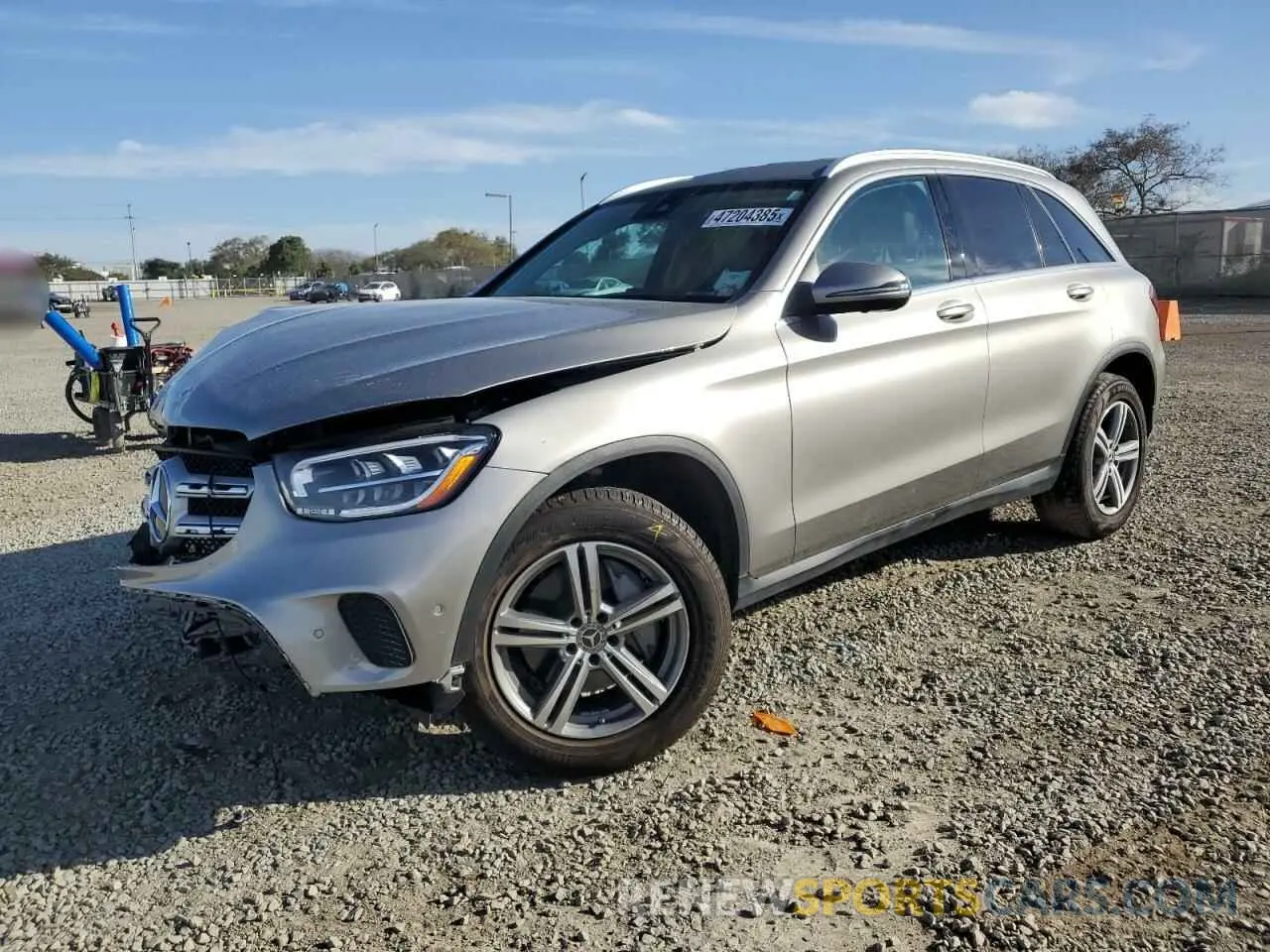 1 Photograph of a damaged car W1N0G8DB6NV388716 MERCEDES-BENZ GLC-CLASS 2022