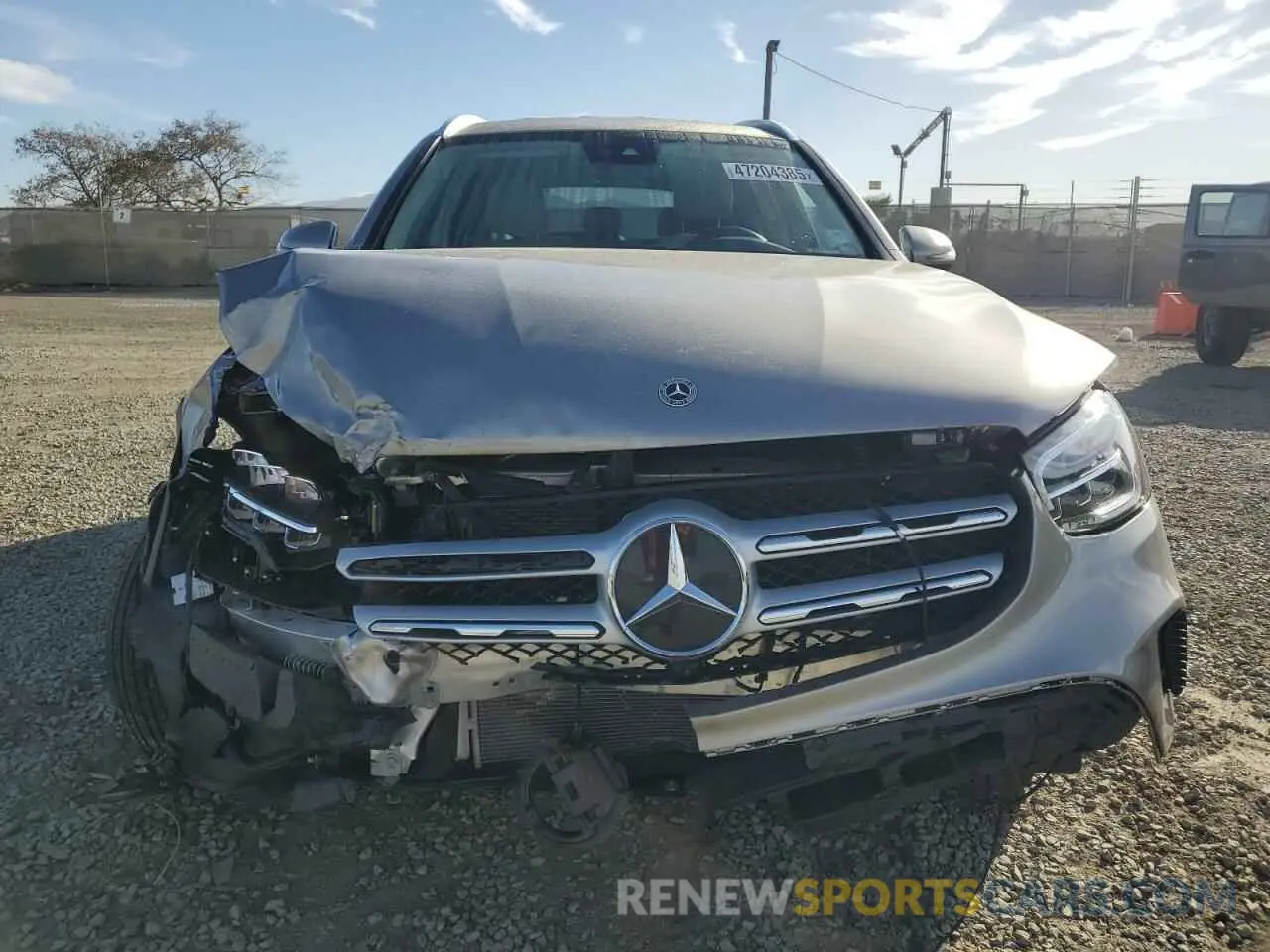 5 Photograph of a damaged car W1N0G8DB6NV388716 MERCEDES-BENZ GLC-CLASS 2022