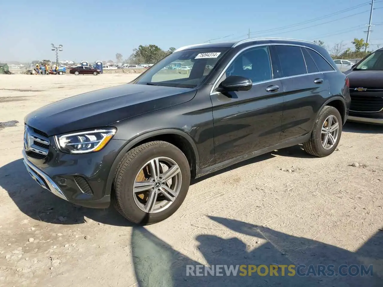 1 Photograph of a damaged car W1N0G8DB7NG103770 MERCEDES-BENZ GLC-CLASS 2022