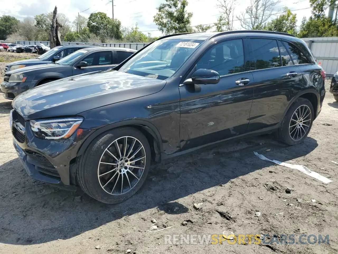 1 Photograph of a damaged car W1N0G8DB7NV338052 MERCEDES-BENZ GLC-CLASS 2022