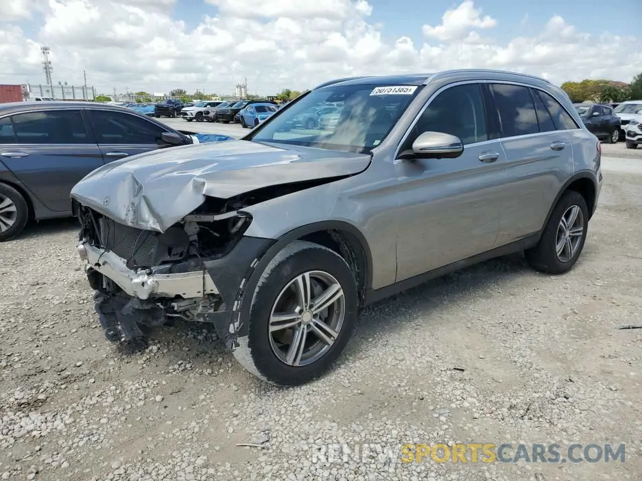 1 Photograph of a damaged car W1N0G8DB7NV398056 MERCEDES-BENZ GLC-CLASS 2022