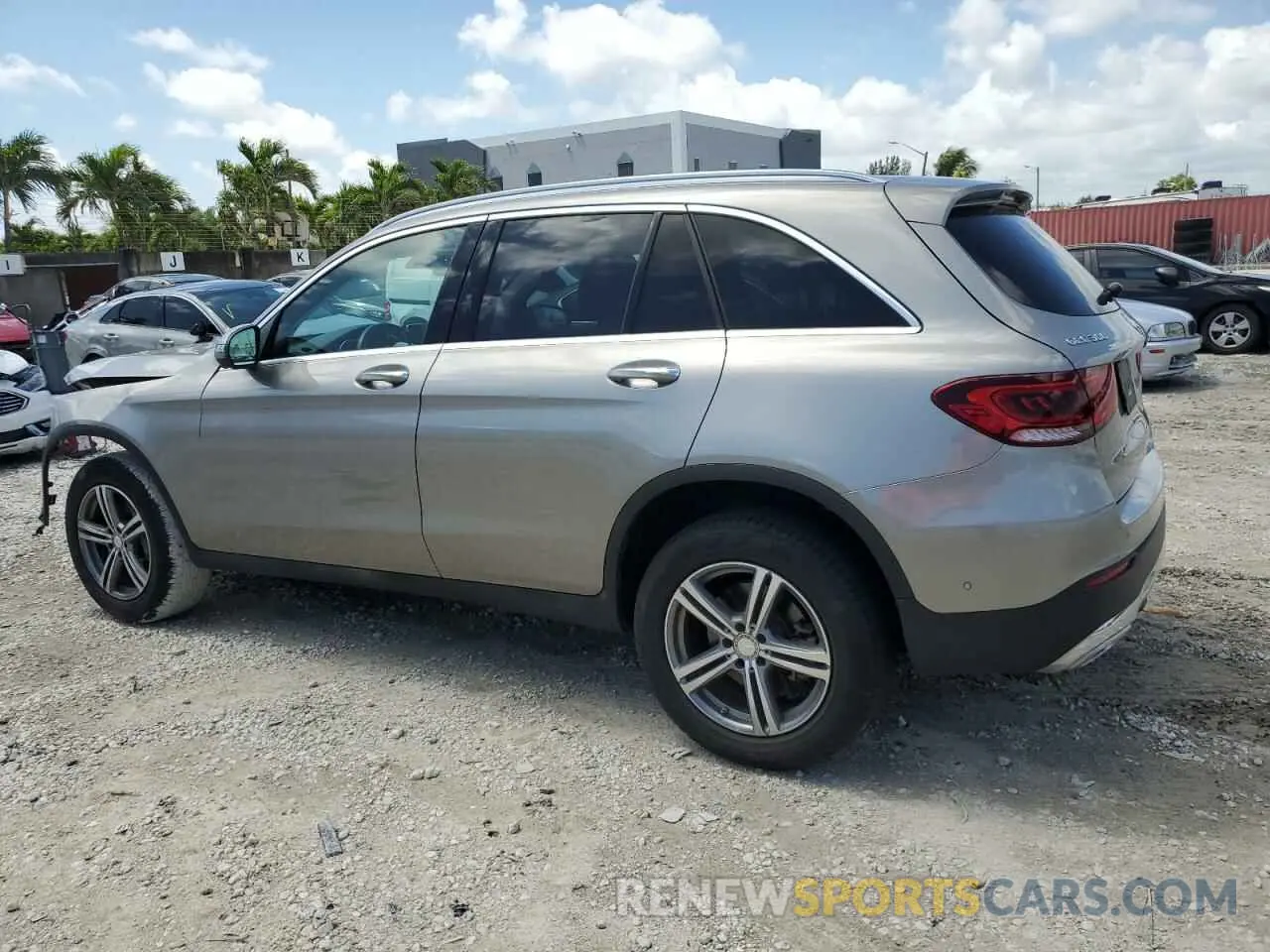 2 Photograph of a damaged car W1N0G8DB7NV398056 MERCEDES-BENZ GLC-CLASS 2022