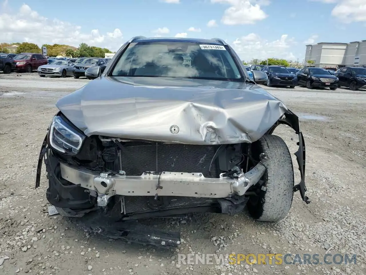 5 Photograph of a damaged car W1N0G8DB7NV398056 MERCEDES-BENZ GLC-CLASS 2022