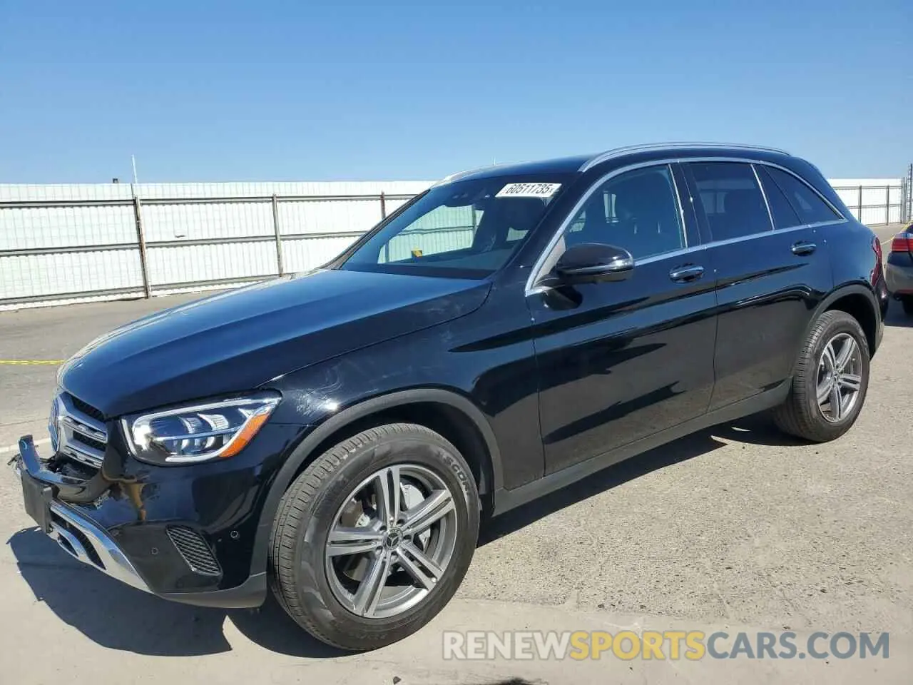 1 Photograph of a damaged car W1N0G8DB7NV399997 MERCEDES-BENZ GLC-CLASS 2022