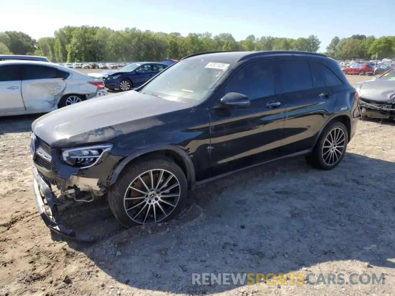 1 Photograph of a damaged car W1N0G8DB8NG058810 MERCEDES-BENZ GLC-CLASS 2022