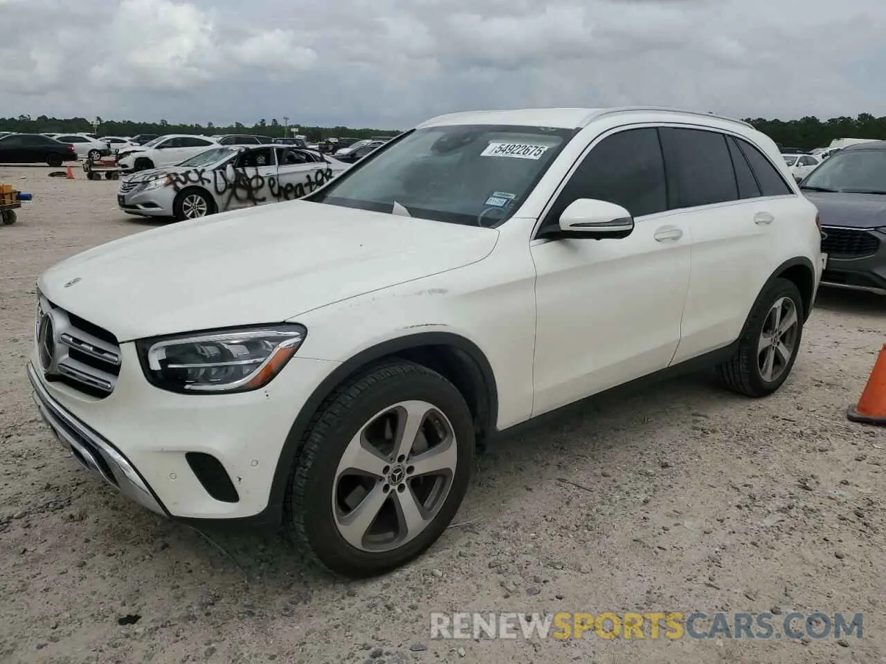 1 Photograph of a damaged car W1N0G8DB8NV349870 MERCEDES-BENZ GLC-CLASS 2022