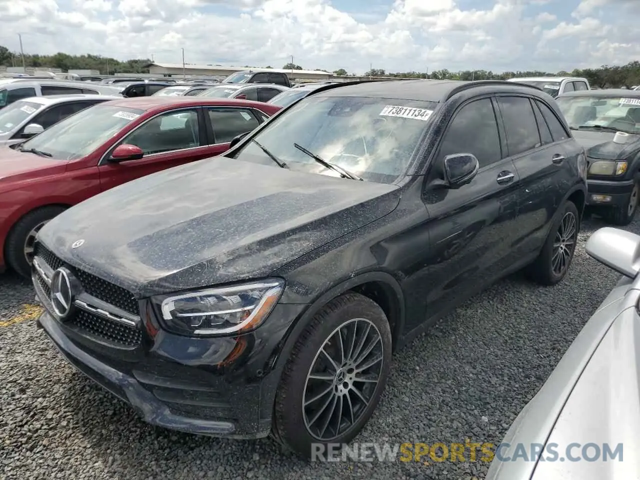 1 Photograph of a damaged car W1N0G8DB9NV376964 MERCEDES-BENZ GLC-CLASS 2022