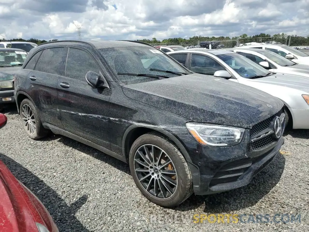 4 Photograph of a damaged car W1N0G8DB9NV376964 MERCEDES-BENZ GLC-CLASS 2022