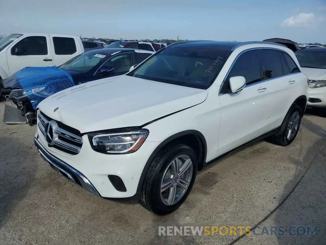1 Photograph of a damaged car W1N0G8DBXNG043614 MERCEDES-BENZ GLC-CLASS 2022