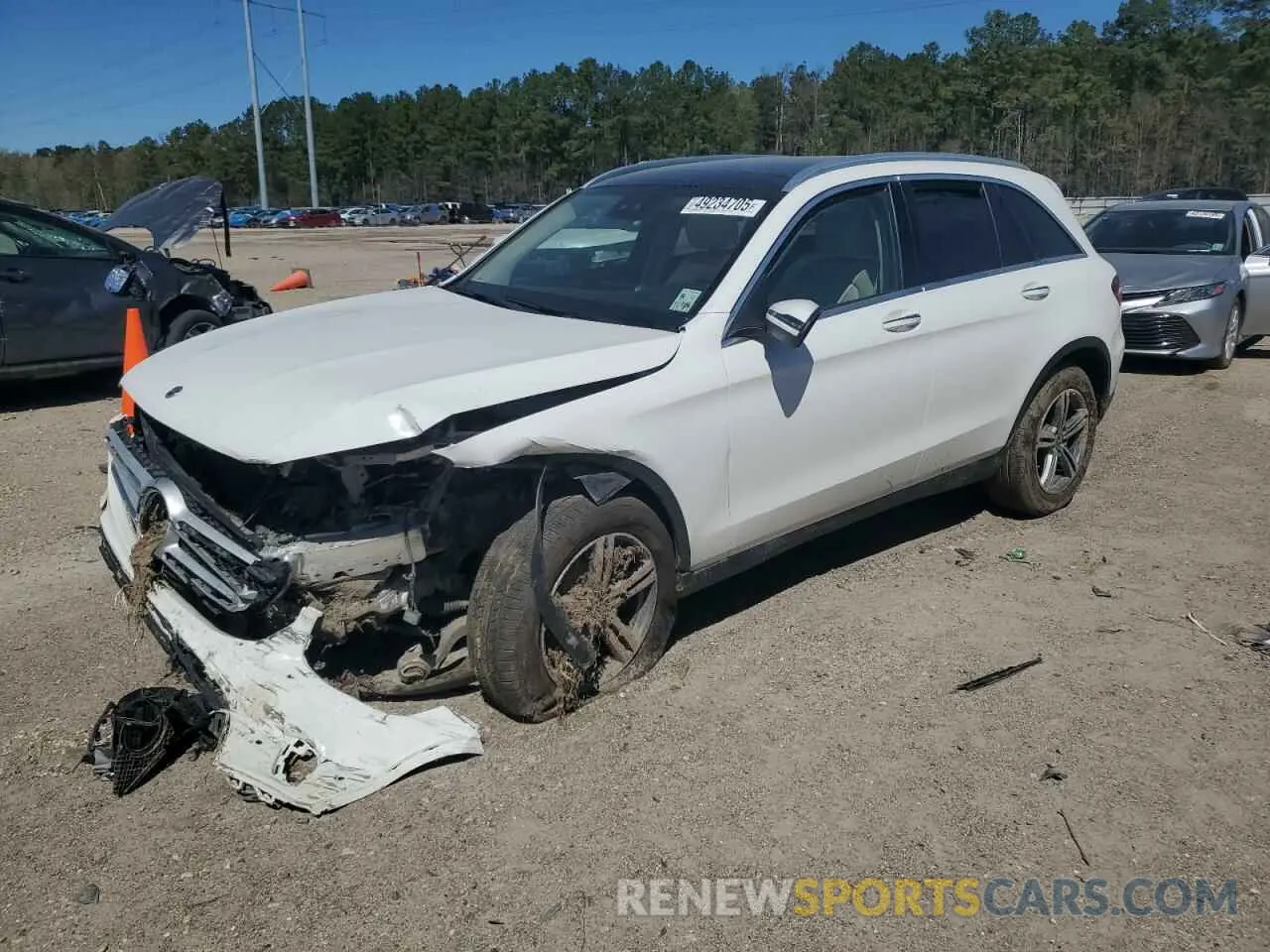 1 Photograph of a damaged car W1N0G8DBXNV395314 MERCEDES-BENZ GLC-CLASS 2022