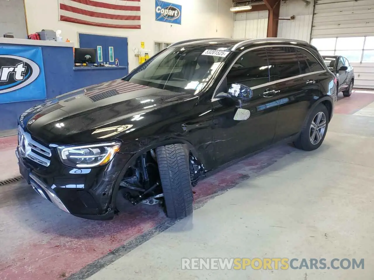 1 Photograph of a damaged car W1N0G8EB0NV378147 MERCEDES-BENZ GLC-CLASS 2022