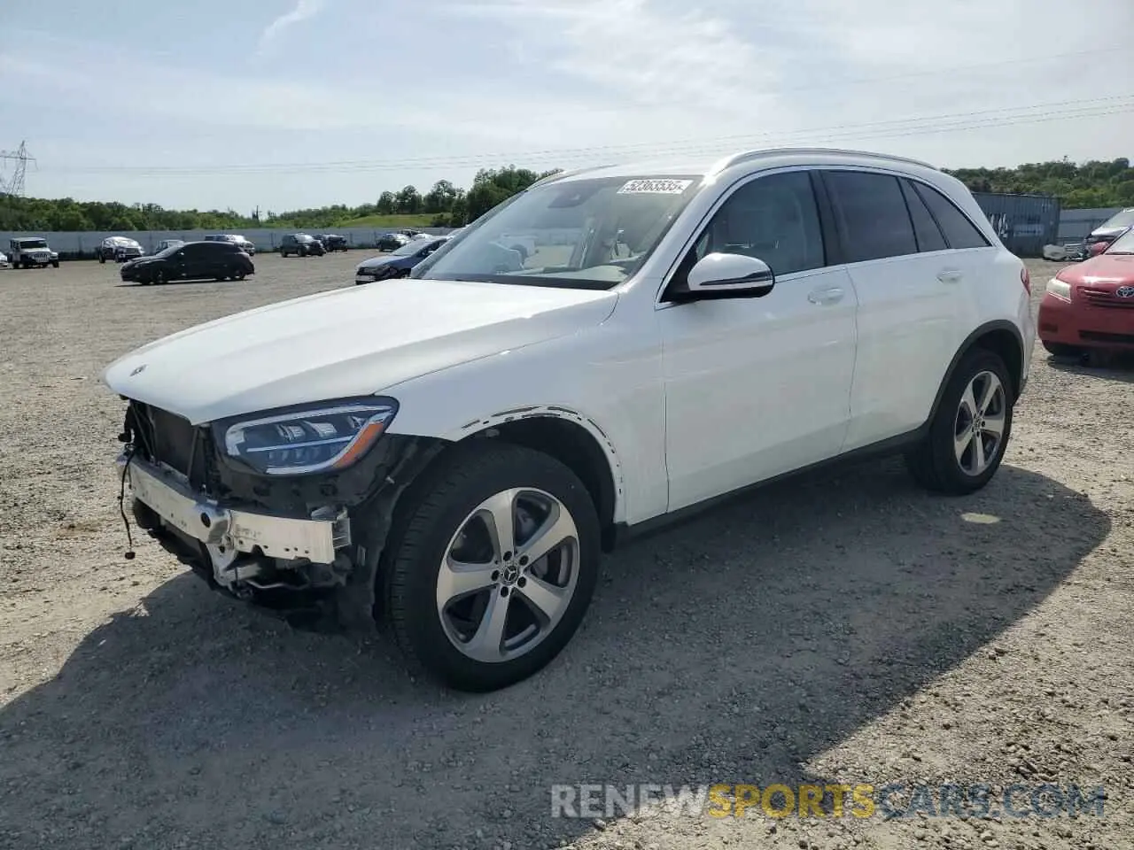 1 Photograph of a damaged car W1N0G8EB0NV395997 MERCEDES-BENZ GLC-CLASS 2022