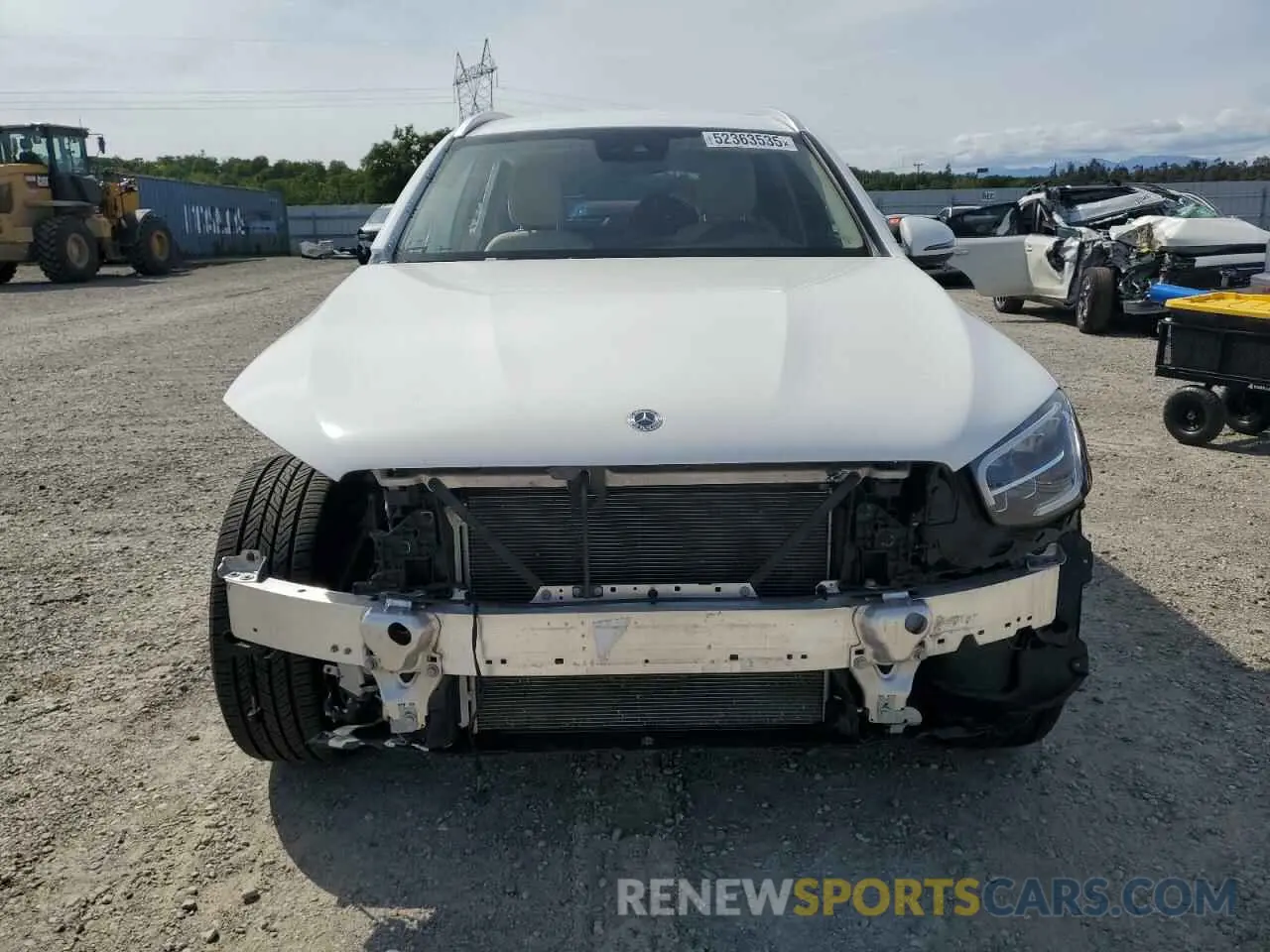 5 Photograph of a damaged car W1N0G8EB0NV395997 MERCEDES-BENZ GLC-CLASS 2022