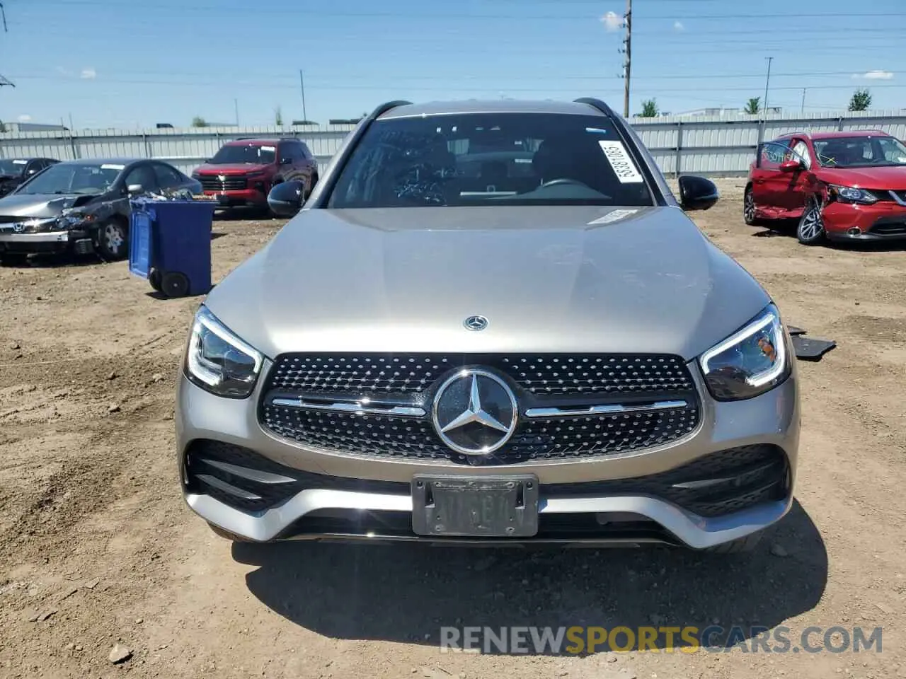 5 Photograph of a damaged car W1N0G8EB1NV374351 MERCEDES-BENZ GLC-CLASS 2022