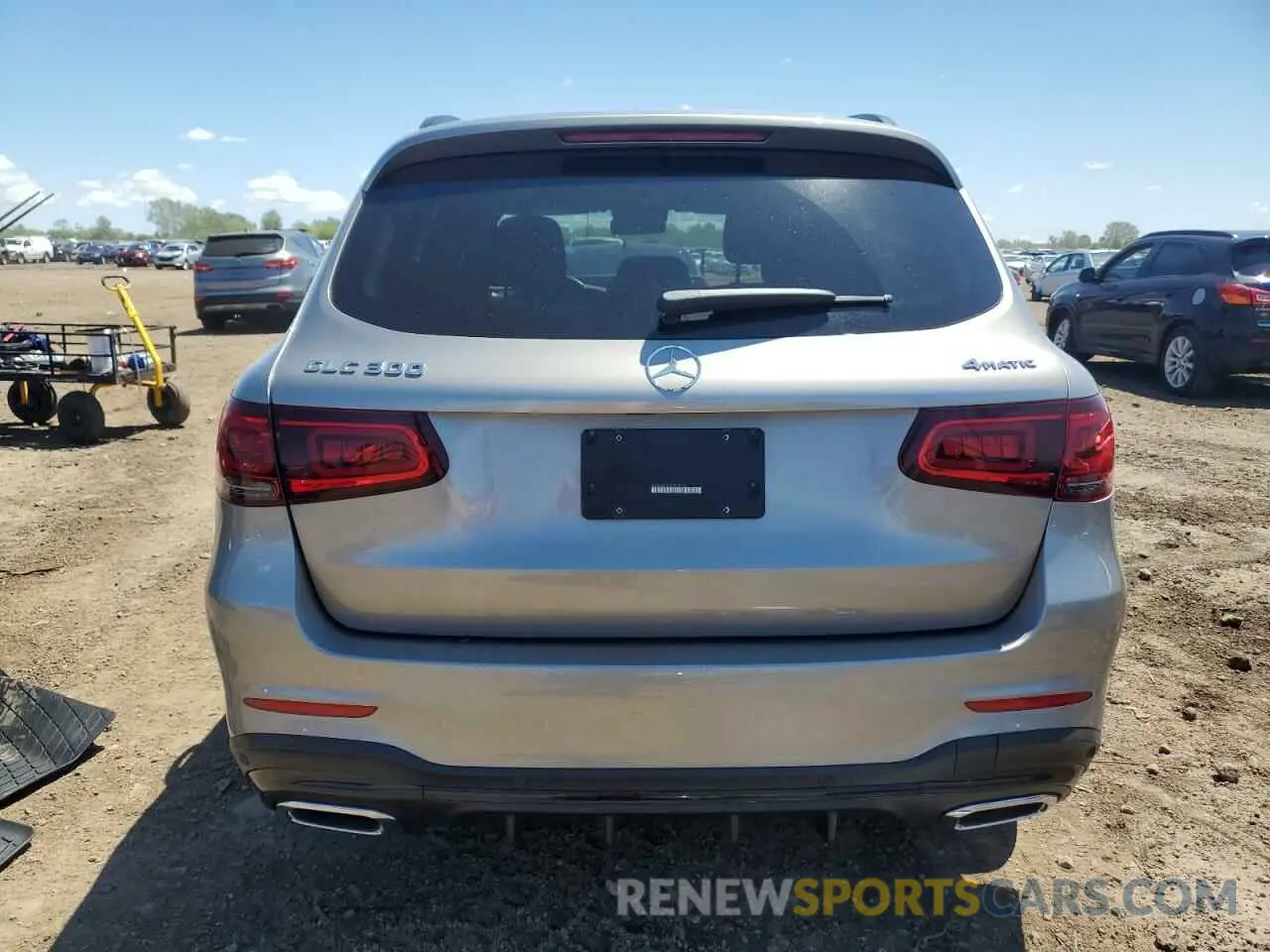6 Photograph of a damaged car W1N0G8EB1NV374351 MERCEDES-BENZ GLC-CLASS 2022