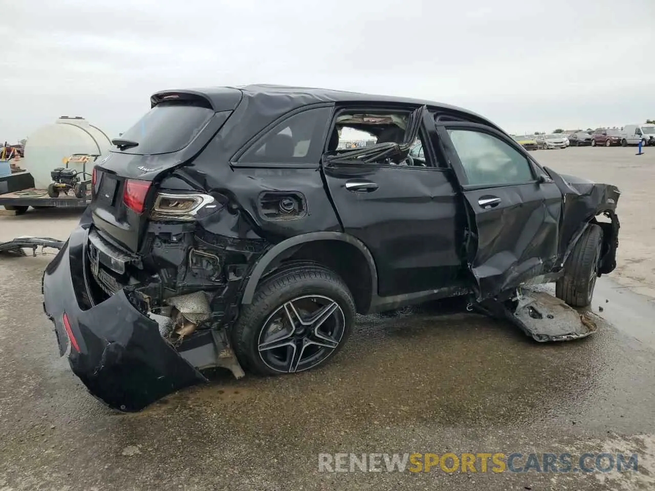 3 Photograph of a damaged car W1N0G8EB1NV389268 MERCEDES-BENZ GLC-CLASS 2022