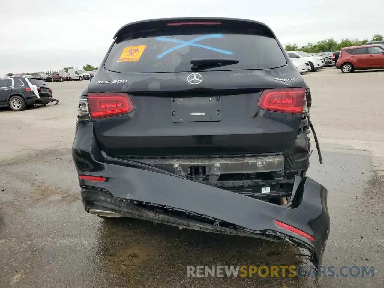 6 Photograph of a damaged car W1N0G8EB1NV389268 MERCEDES-BENZ GLC-CLASS 2022