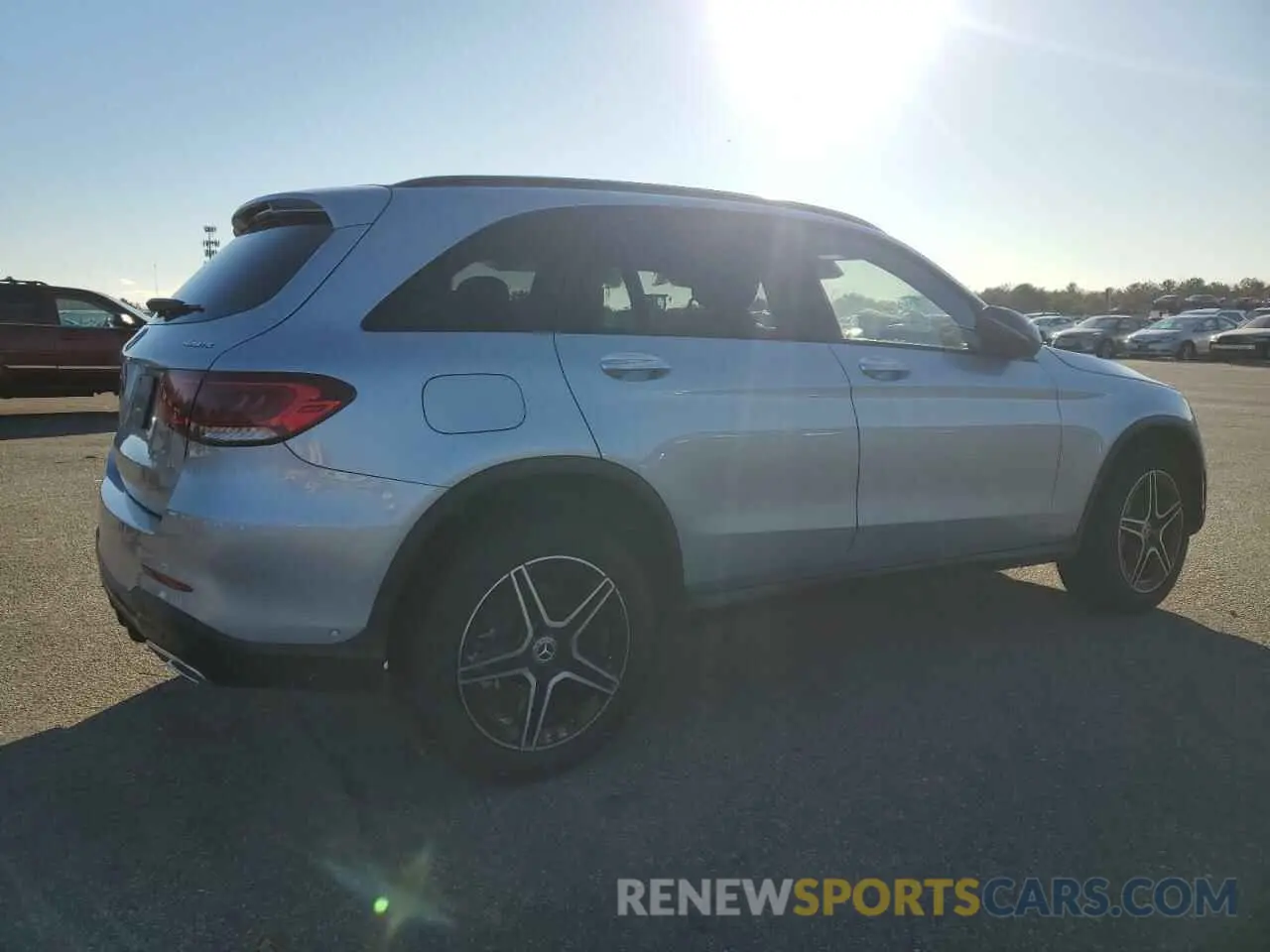 3 Photograph of a damaged car W1N0G8EB2NG082521 MERCEDES-BENZ GLC-CLASS 2022