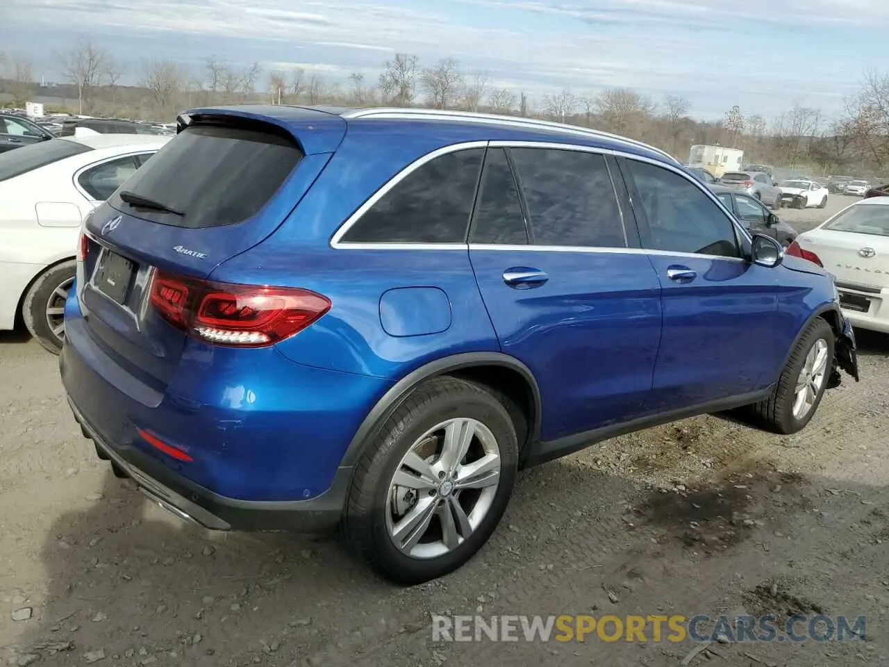 3 Photograph of a damaged car W1N0G8EB4NG110948 MERCEDES-BENZ GLC-CLASS 2022