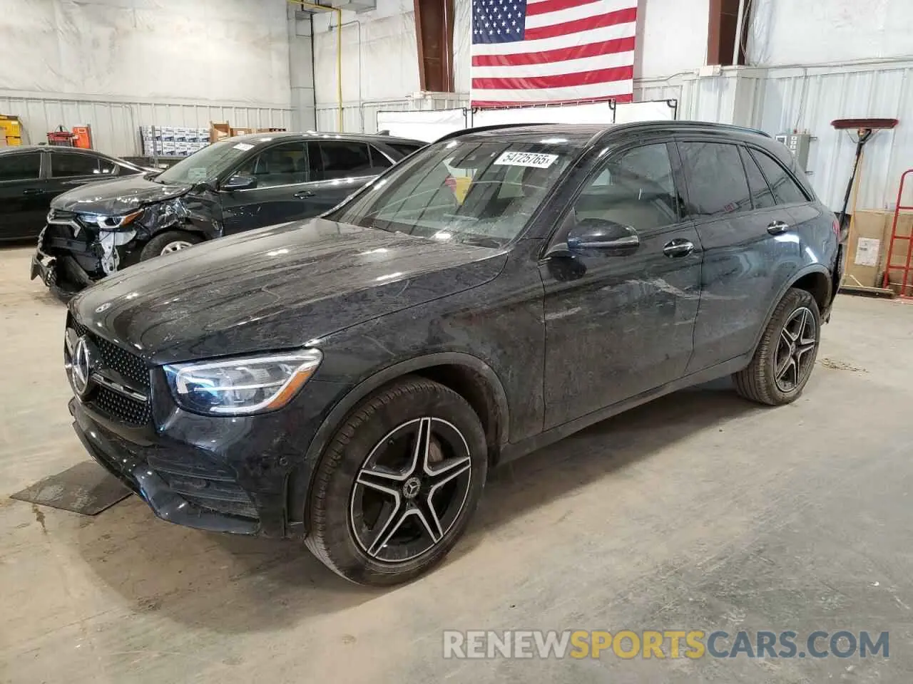 1 Photograph of a damaged car W1N0G8EB4NV374506 MERCEDES-BENZ GLC-CLASS 2022