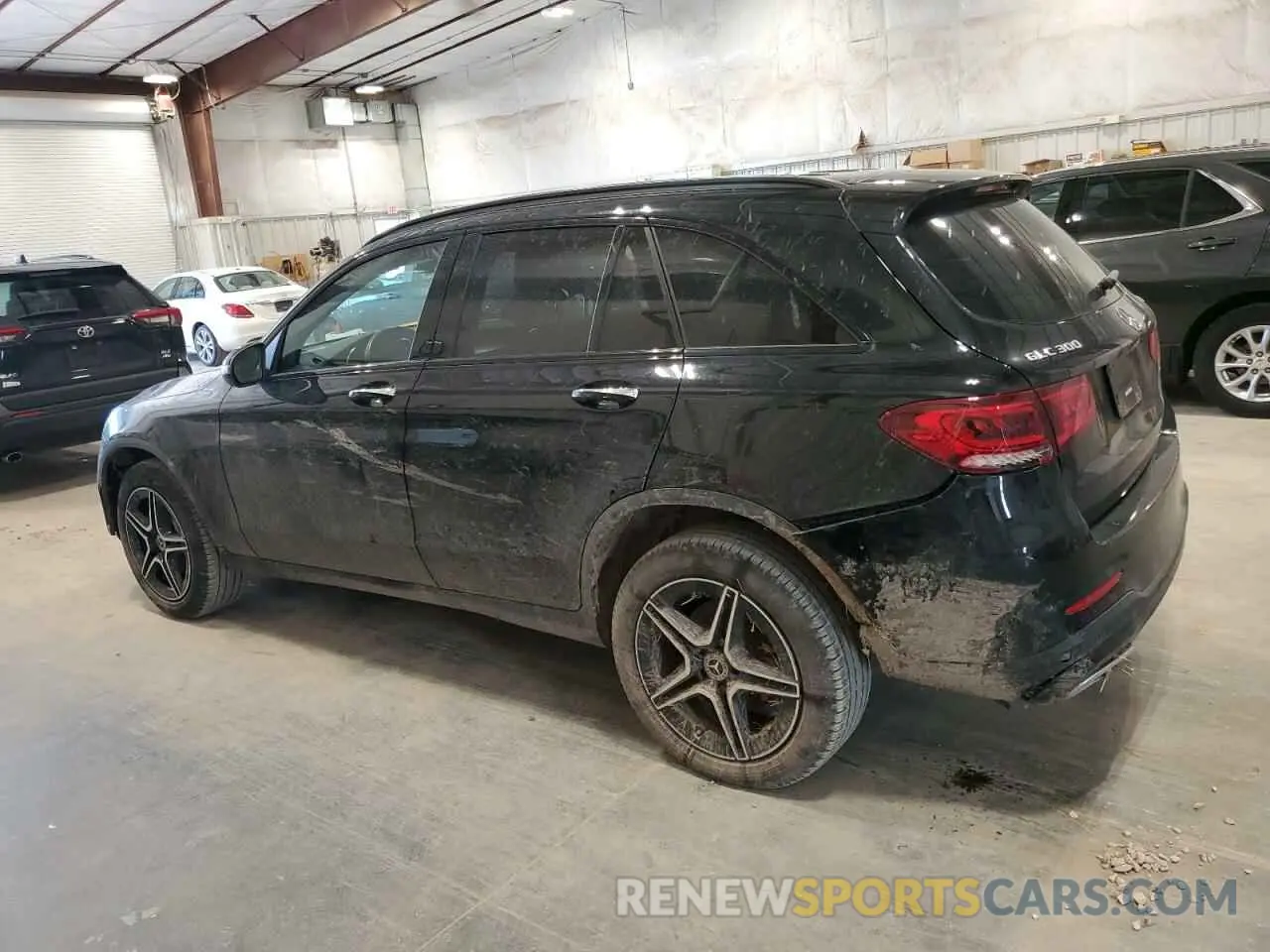 2 Photograph of a damaged car W1N0G8EB4NV374506 MERCEDES-BENZ GLC-CLASS 2022