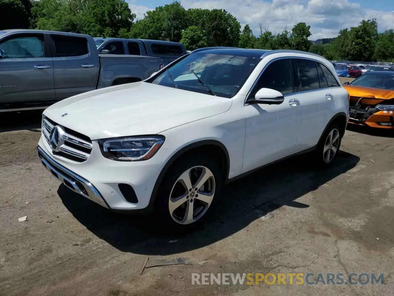 1 Photograph of a damaged car W1N0G8EB5NG118377 MERCEDES-BENZ GLC-CLASS 2022