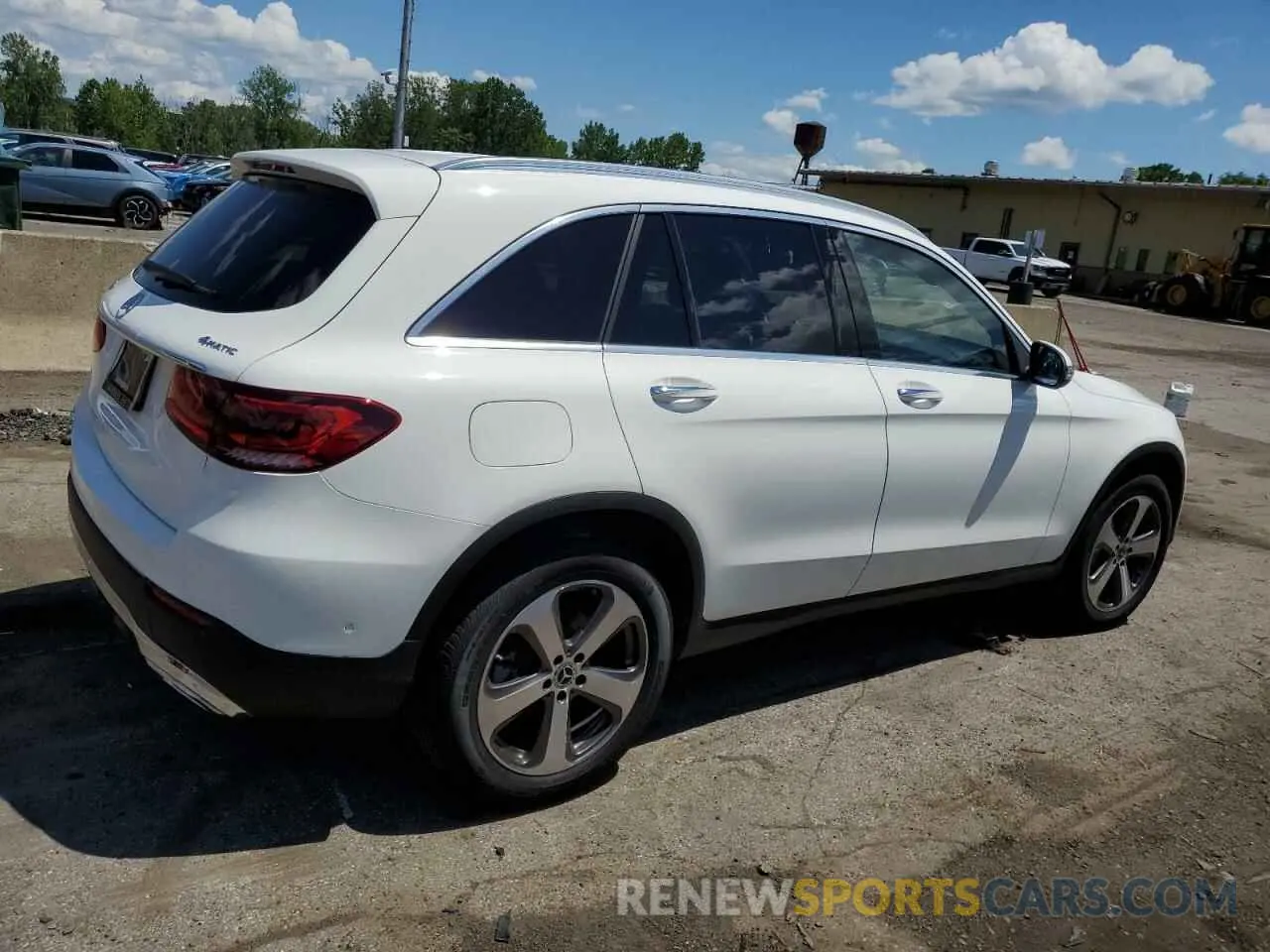 3 Photograph of a damaged car W1N0G8EB5NG118377 MERCEDES-BENZ GLC-CLASS 2022