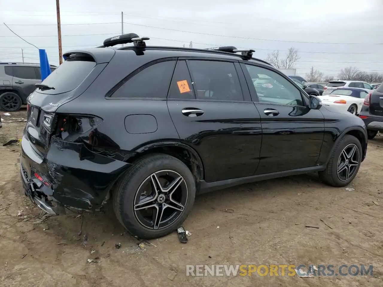 3 Photograph of a damaged car W1N0G8EB5NV331163 MERCEDES-BENZ GLC-CLASS 2022