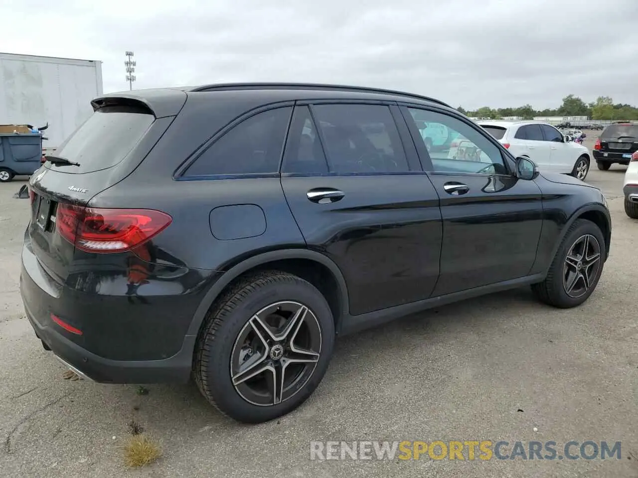3 Photograph of a damaged car W1N0G8EB5NV368536 MERCEDES-BENZ GLC-CLASS 2022