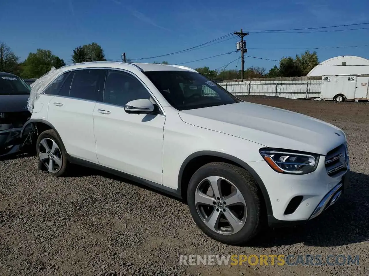 4 Photograph of a damaged car W1N0G8EB6NG109347 MERCEDES-BENZ GLC-CLASS 2022