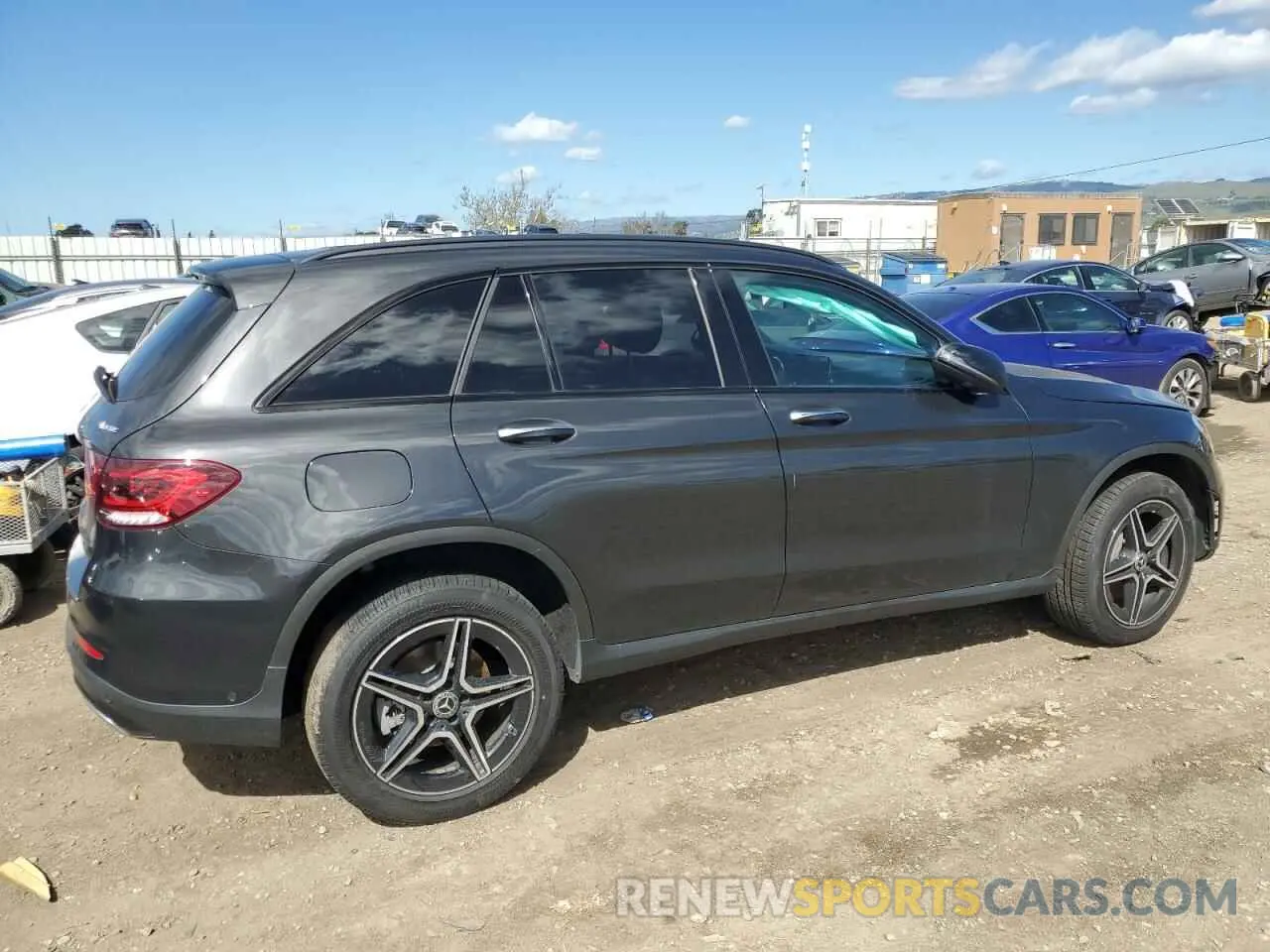 3 Photograph of a damaged car W1N0G8EB6NV346092 MERCEDES-BENZ GLC-CLASS 2022