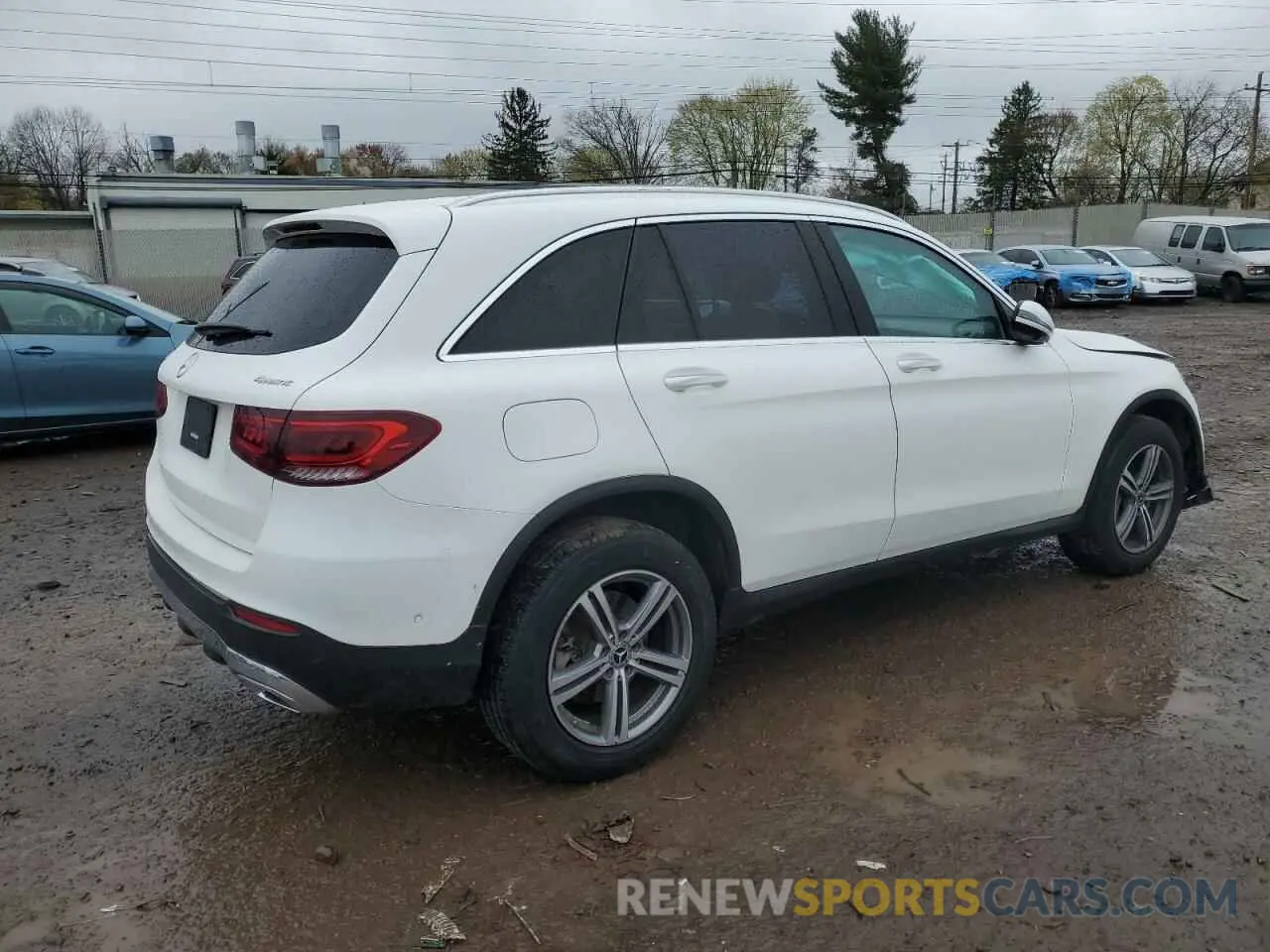 3 Photograph of a damaged car W1N0G8EB6NV373390 MERCEDES-BENZ GLC-CLASS 2022