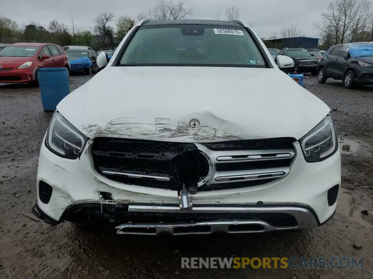 5 Photograph of a damaged car W1N0G8EB6NV373390 MERCEDES-BENZ GLC-CLASS 2022