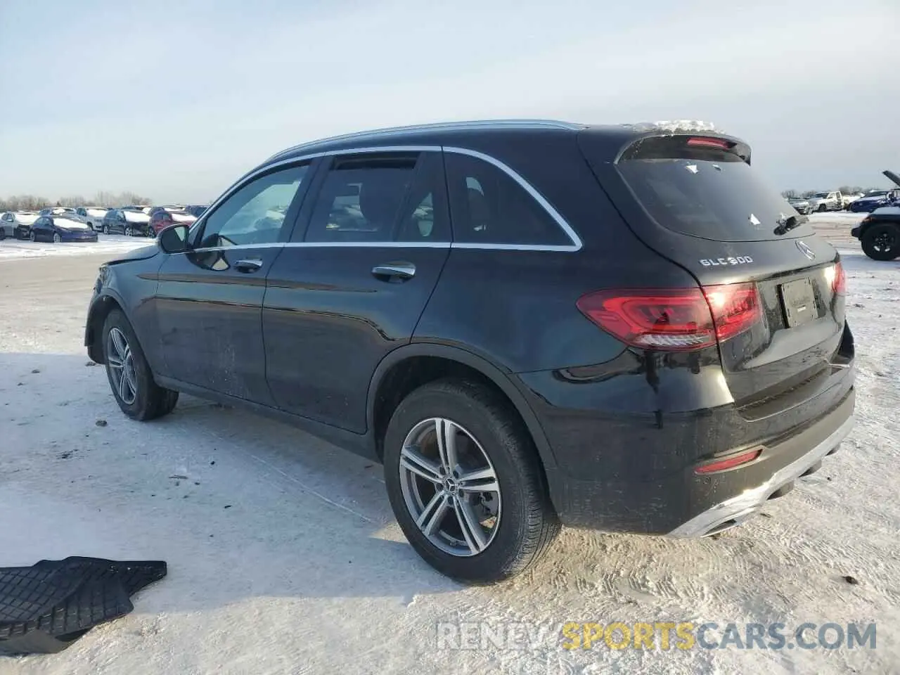 2 Photograph of a damaged car W1N0G8EB7NV353357 MERCEDES-BENZ GLC-CLASS 2022