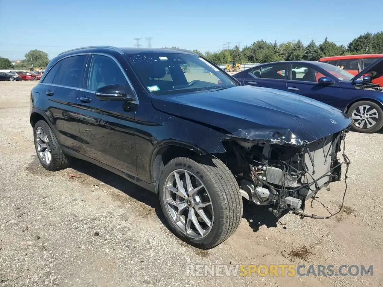 4 Photograph of a damaged car W1N0G8EB7NV397178 MERCEDES-BENZ GLC-CLASS 2022