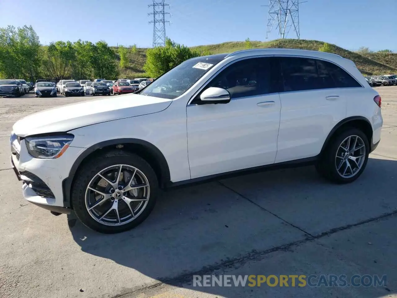 1 Photograph of a damaged car W1N0G8EB8NG109916 MERCEDES-BENZ GLC-CLASS 2022