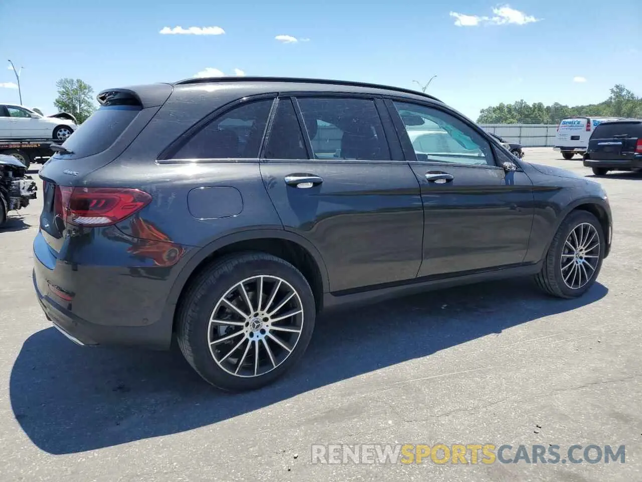 3 Photograph of a damaged car W1N0G8EB8NG118633 MERCEDES-BENZ GLC-CLASS 2022