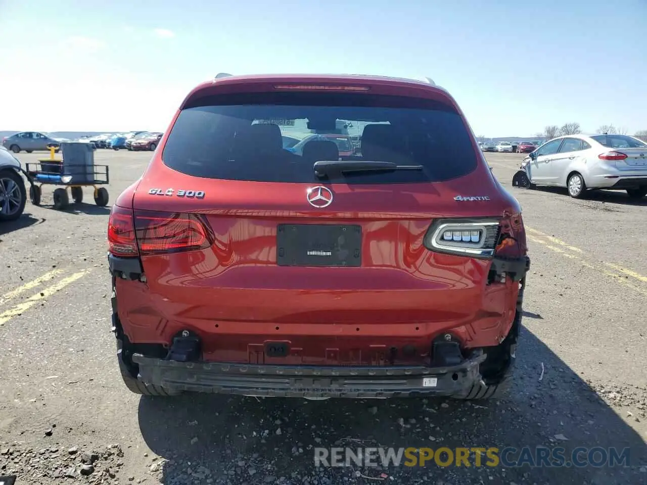 6 Photograph of a damaged car W1N0G8EB8NV367851 MERCEDES-BENZ GLC-CLASS 2022