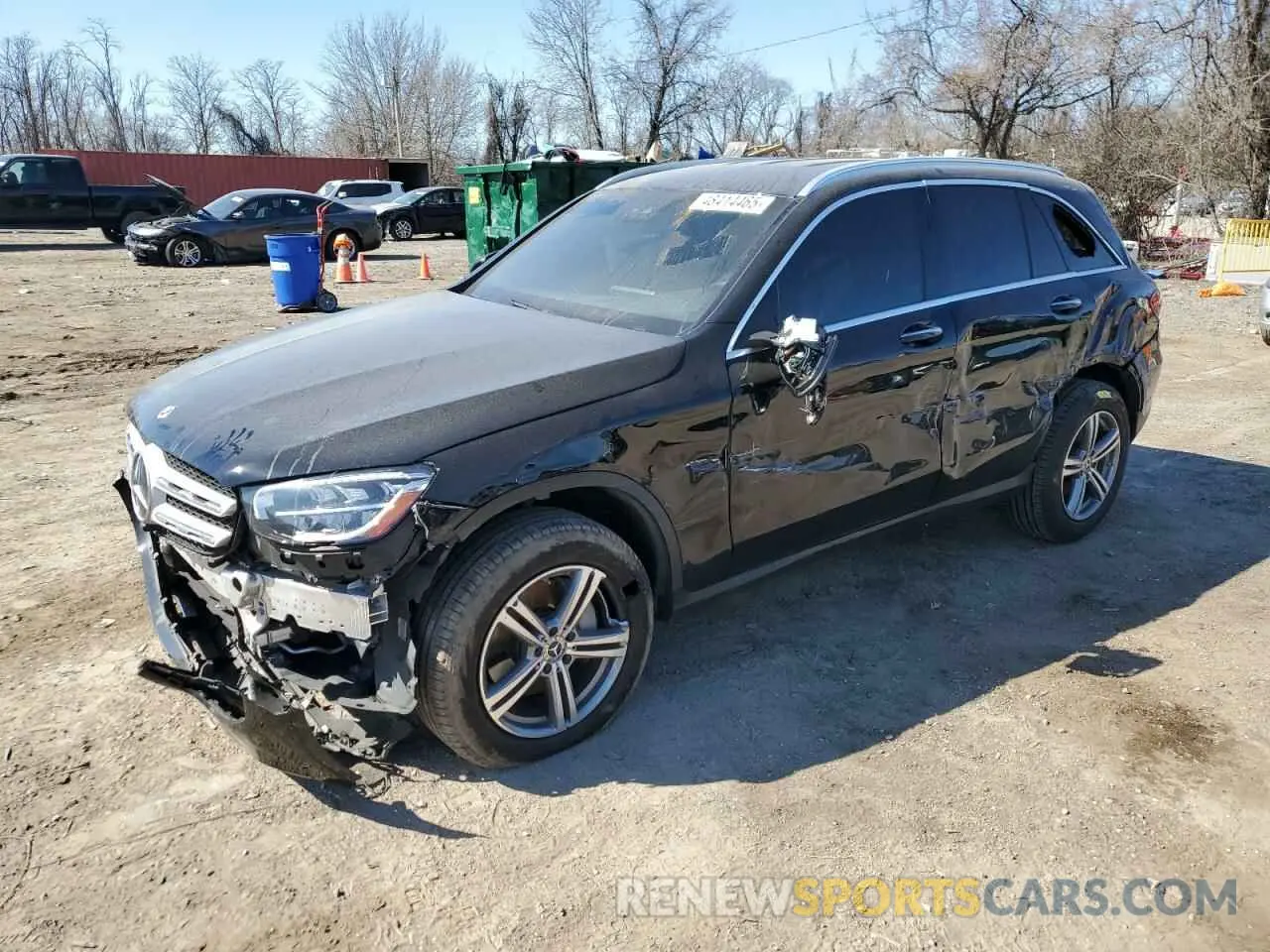 1 Photograph of a damaged car W1N0G8EB9NV367082 MERCEDES-BENZ GLC-CLASS 2022
