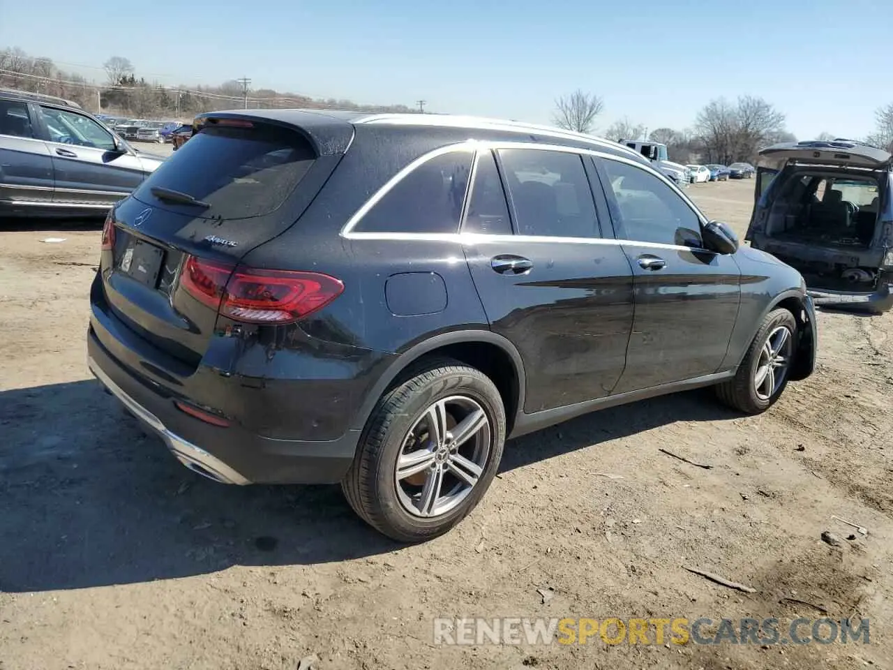 3 Photograph of a damaged car W1N0G8EB9NV367082 MERCEDES-BENZ GLC-CLASS 2022