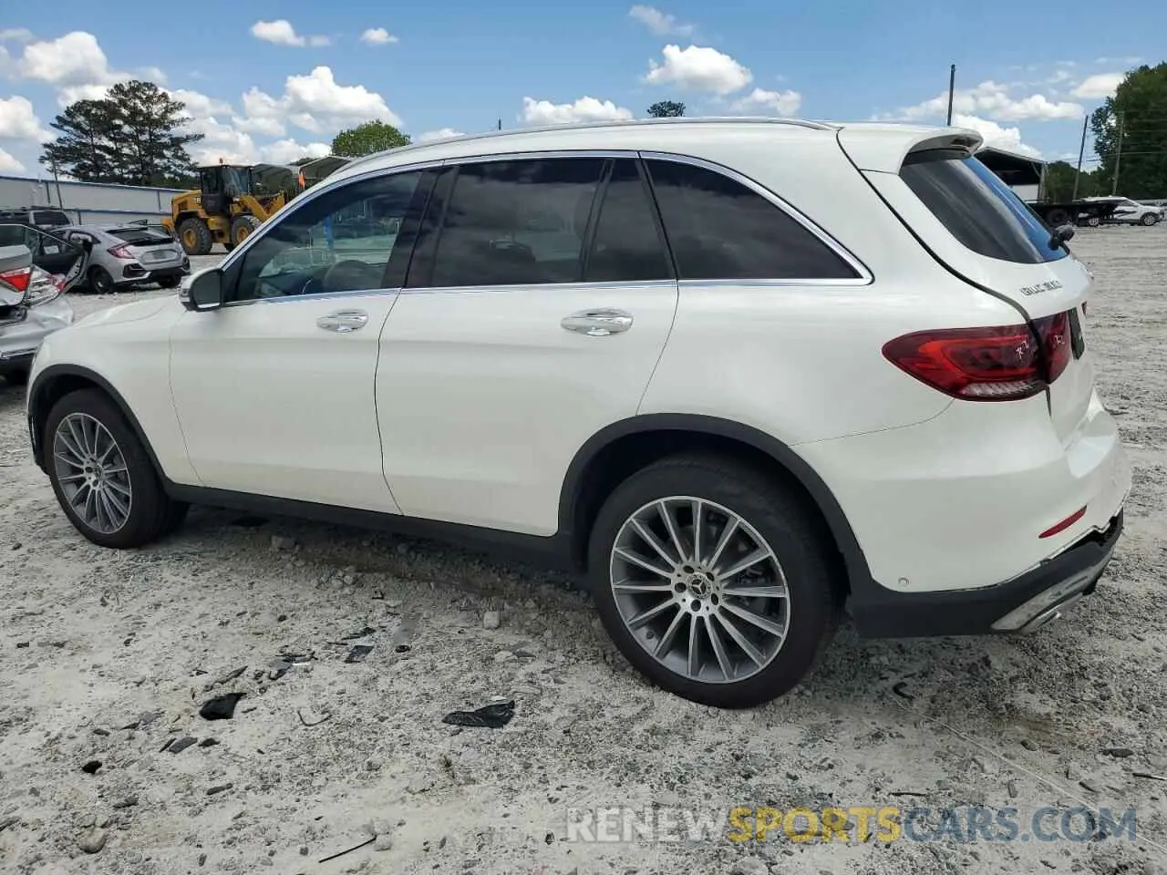 2 Photograph of a damaged car W1N0G8EBXNV365387 MERCEDES-BENZ GLC-CLASS 2022