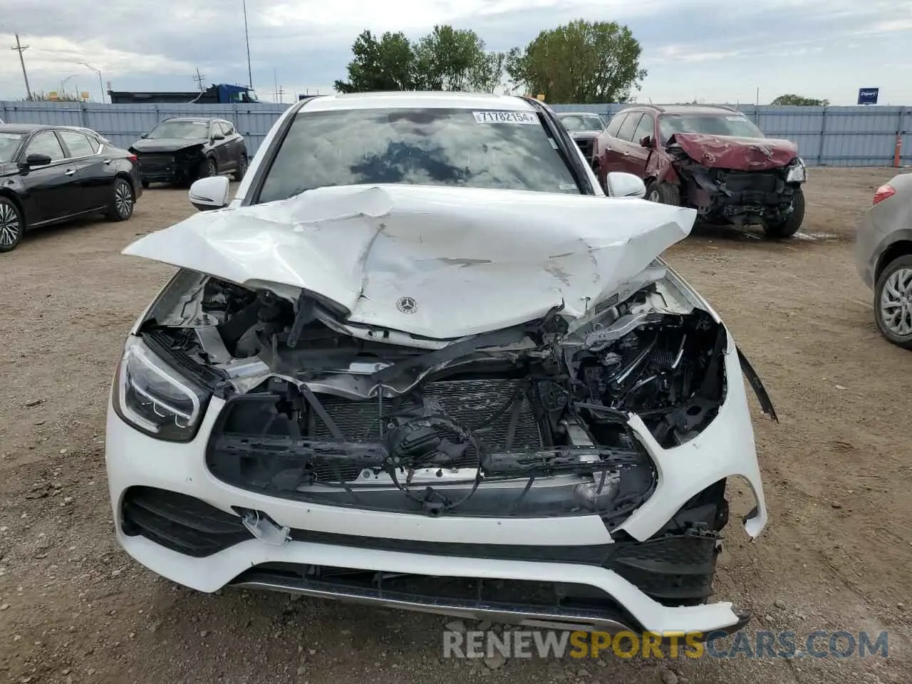 5 Photograph of a damaged car W1N0J8EB0NG018043 MERCEDES-BENZ GLC-CLASS 2022