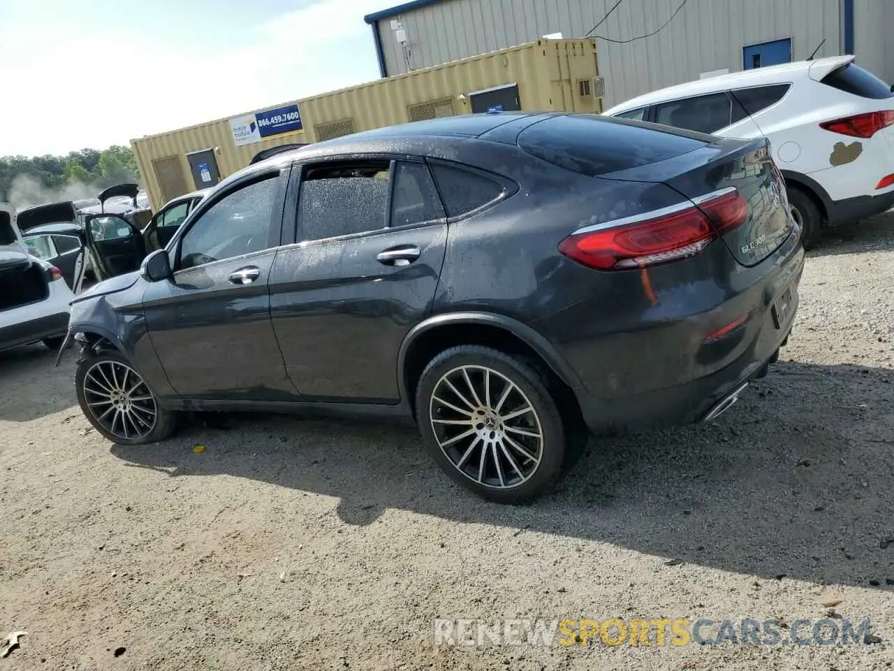 2 Photograph of a damaged car W1N0J8EB2NG029223 MERCEDES-BENZ GLC-CLASS 2022