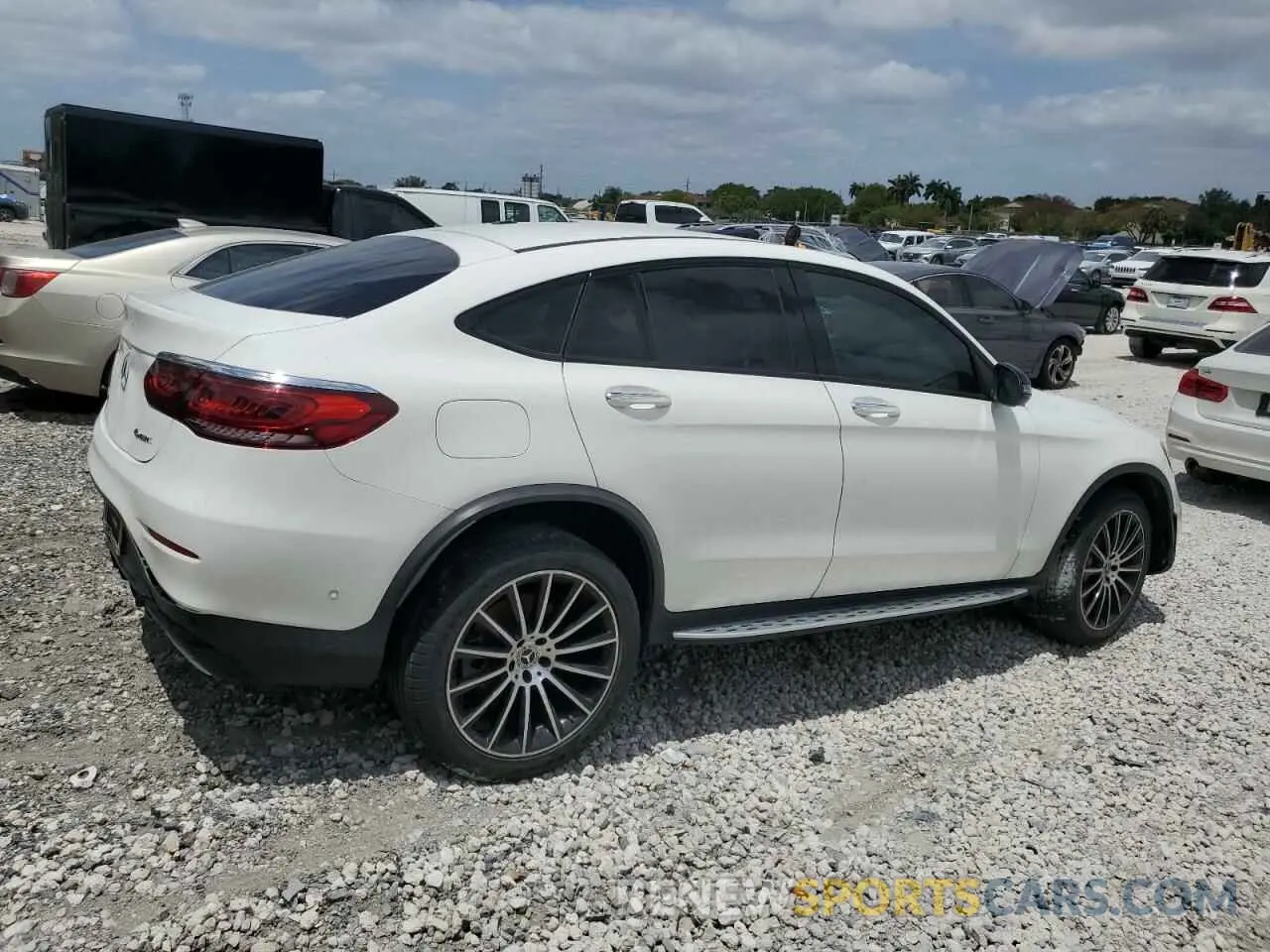 3 Photograph of a damaged car W1N0J8EB2NG056213 MERCEDES-BENZ GLC-CLASS 2022
