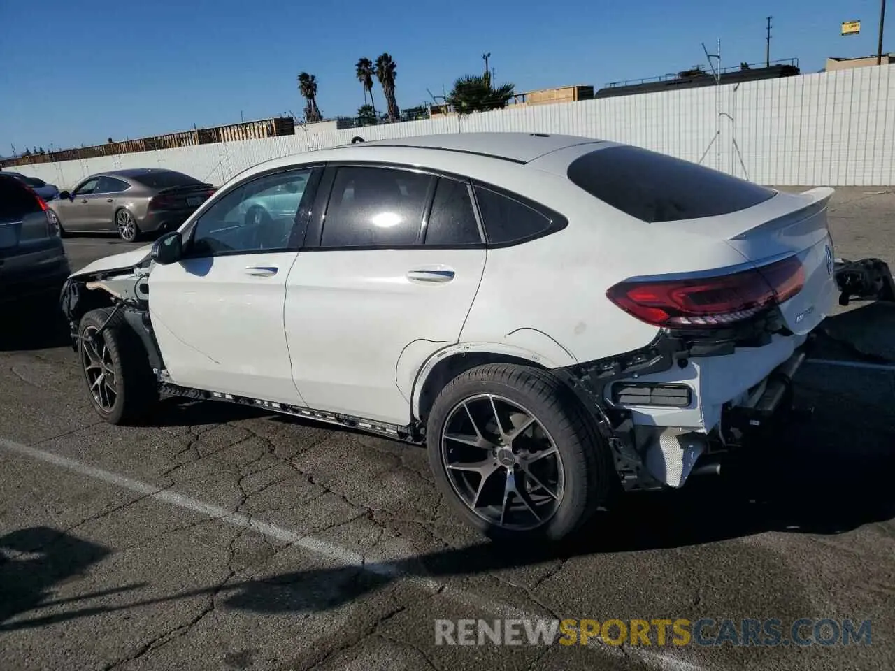 2 Photograph of a damaged car W1N0J6EB0PG162182 MERCEDES-BENZ GLC-CLASS 2023